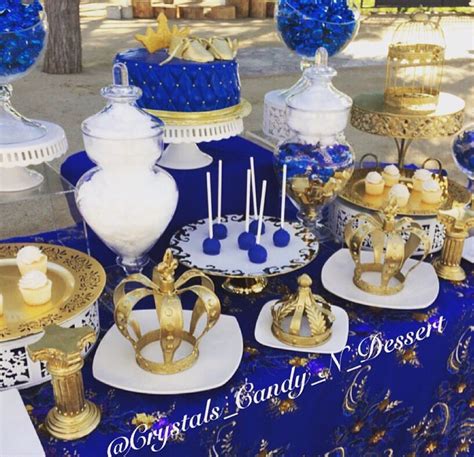 Royal Blue And Gold White Baby Showers Gold Baby Showers Gold Baby