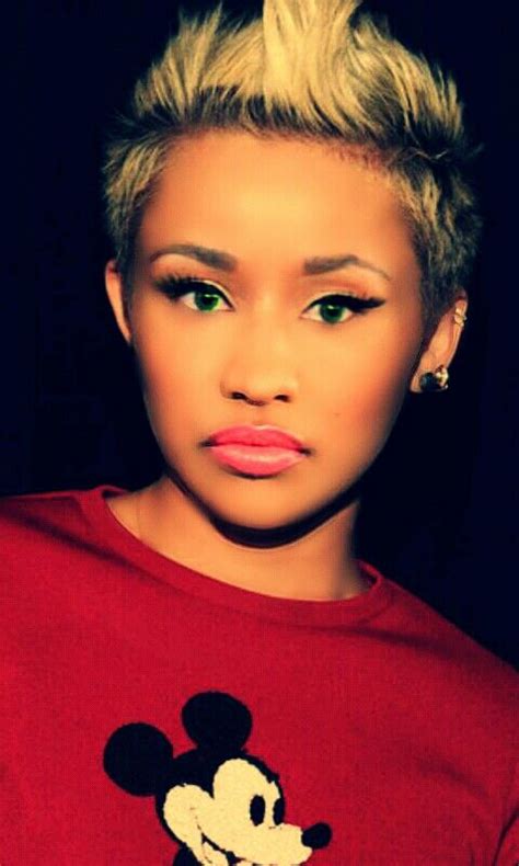 Short hairstyles that suits your look. Nicki minaj real hair | Nicki minaj hairstyles, Nicki ...