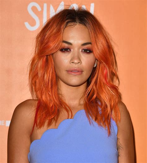 Orange Red Hair Is The Fiery Hue Celebs And We Can Red Hair Olive