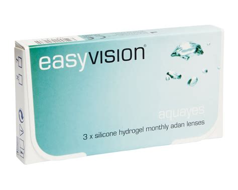 Easyvision Aquayes Monthly Disposables Contact Lenses Specsavers New