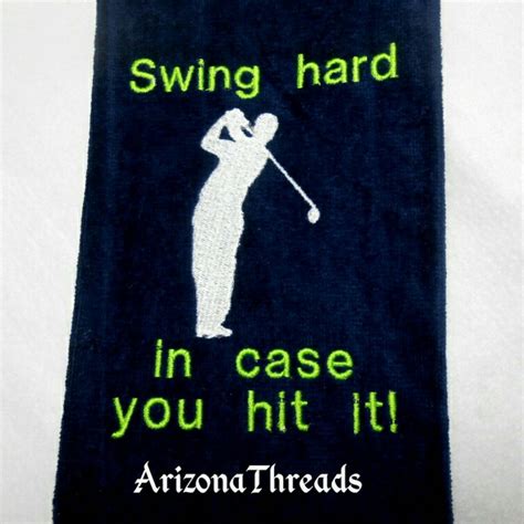 Arizonathreads Shared A New Photo On Etsy Golf Towels Golf Humor