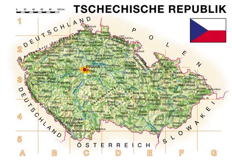 Diese politische karte von deutschland gibt einen überblick über die bundesländer, städte und die verkehrsinfrastruktur der bundesrepublik. Tschechien: Geografie