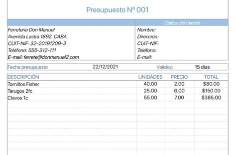 Plantilla Excel Lista De Precios Para Productos Descargar Gratis