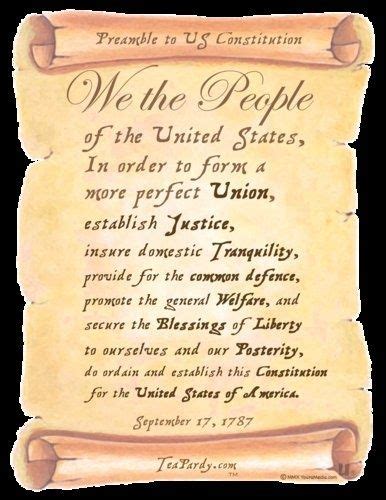 Preamble To The Us Constitution Declaration Of Independence