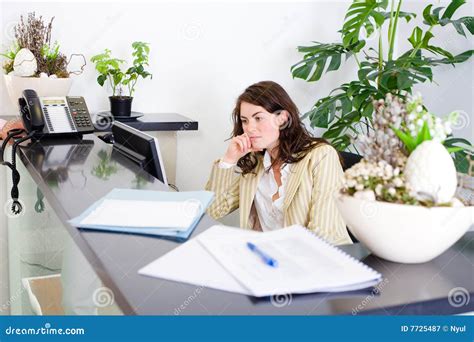 Office Receptionist Royalty Free Stock Photography Image 7725487