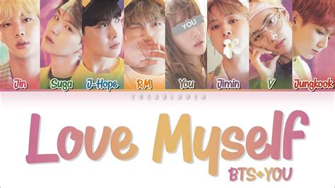 BTS 방탄소년단 Answer Love Myself 8 Members ver Color Coded