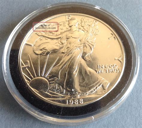 1988 1oz Uncirculated American Silver Eagle Coin
