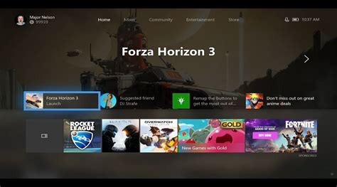 Xbox One System Update Preview Shows Reworked Dashboard