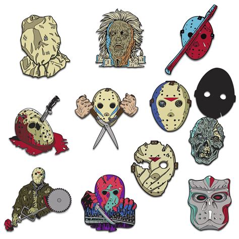 Friday The 13th Pins Best Horror Movies Horror Movie Characters Scary