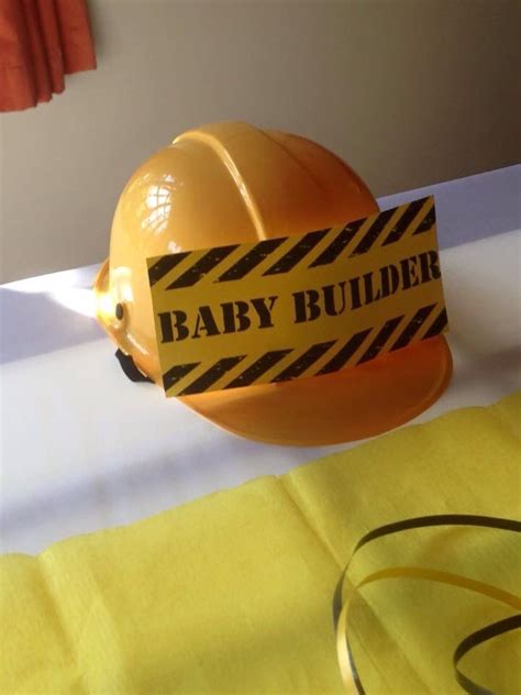 Pin On Under Construction Baby Shower