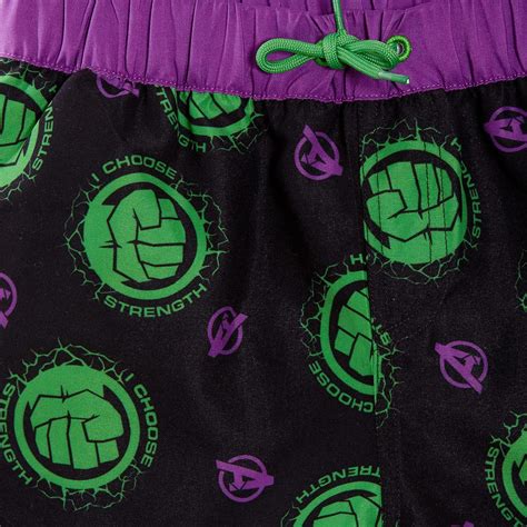 Marvel The Incredible Hulk Shorts Rash Vest 2 Piece Swim Set Kids