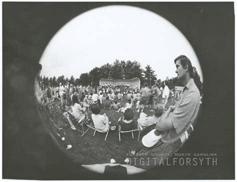 Digital Forsyth Fisheye Lens View Of The Spectators At The Music At