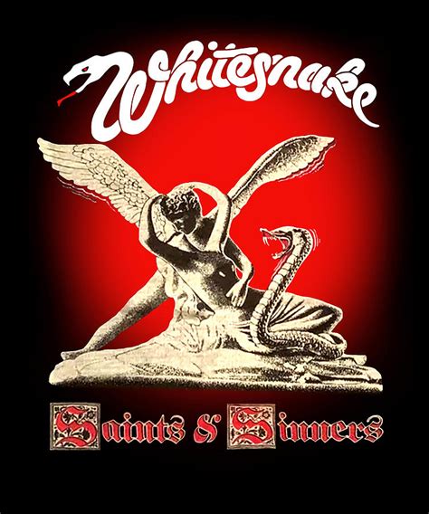 Saints Sinners Whitesnake Art T For Fans Painting By Tiffany Rogers