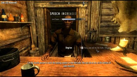 How To Get 100 Speech Fast In Skyrim Youtube