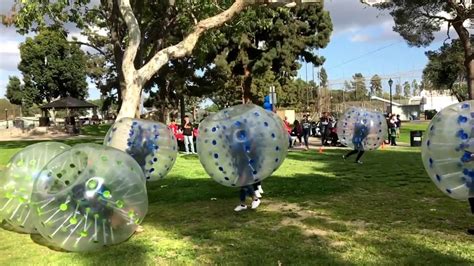 Bubble Soccer Party In Los Angeles Youtube