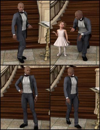 Grand Staircase Poses Freebies Daz D