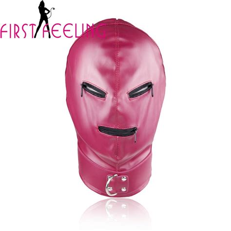 Buy Top Quality Adult Men Women Sexy Leather Head Mask