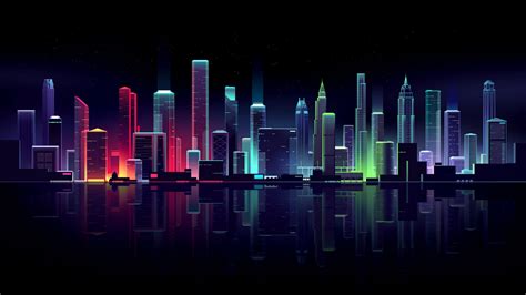 Minimalist Cities By Romain T In 2020 City Wallpaper Cityscape