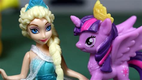 Elsa In The Land Of My Little Pony Disney Frozen Youtube
