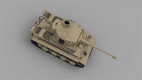 Pzkpfw Vi Ausf H1 Tiger Early Production 3d Model Cgtrader