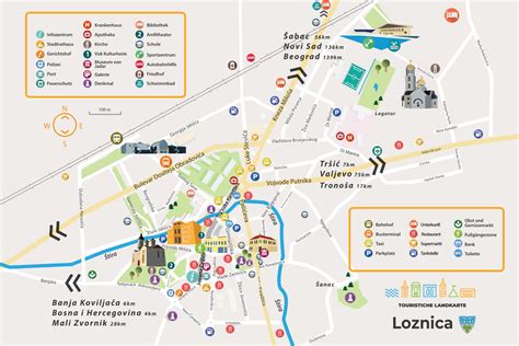 Die Karte Von Loznica ТОГЛ
