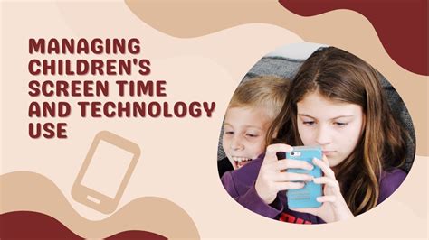 Managing Childrens Screen Time And Technology Use —