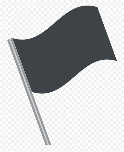 Emojione 1f3f4 Emoji Bandera Negrawhite Flag Emoji Free