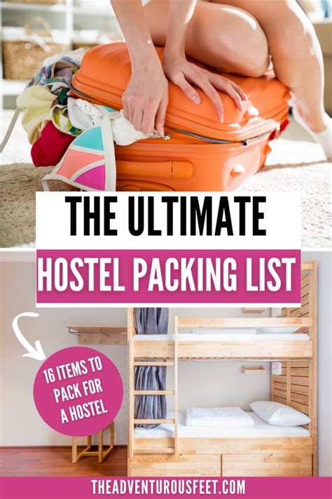 hostel packing list everything you need while staying in a hostel