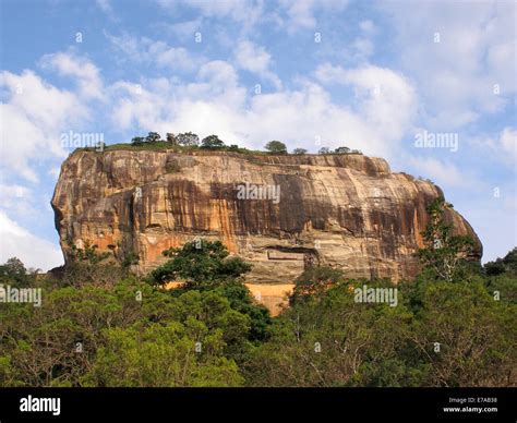 Sigiriya Lion Rock Sinhala In The Central Matale District Near The