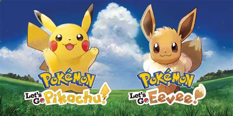 pokémon let s go pikachu and pokémon let s go eevee nintendo