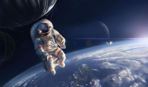 Sci Fi Astronaut 4k Ultra Hd Wallpaper By Royzilya