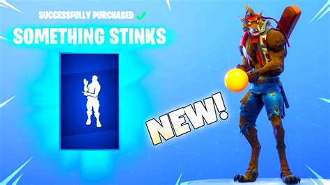 Here's a complete list of fortnite all skins (skin tracker) & daily sales. NEW! SOMETHING STINKS EMOTE (New item shop) Fortnite ...