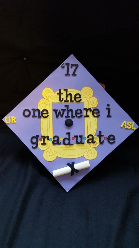 Friends Theme Graduation Cap In 2020 High School Graduation Cap