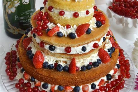 Naked Cake Ai Frutti Di Bosco Ricetta Di Misya