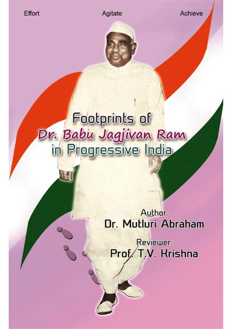 Pdf Foot Prints Of Dr Babu Jagjivan Ram In Progessive India