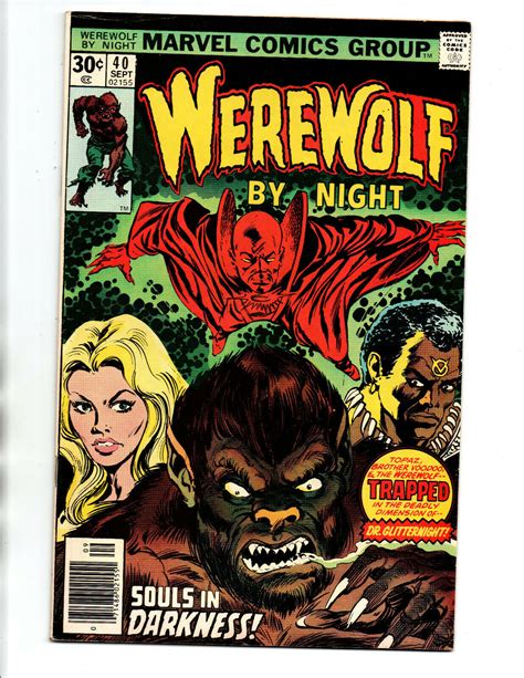 Werewolf By Night 40 Newsstand Brother Voo Doo Marvel Horror 1976 Fnvf Comic Books