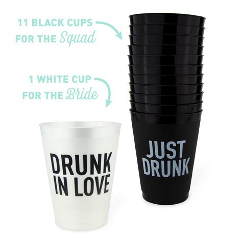 Drunk In Love Party Cups Bachelorette Party Cups Stag And Hen