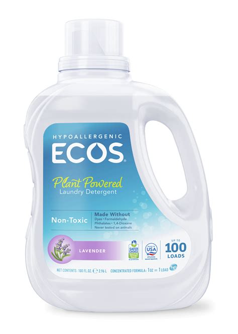 All Natural Hypoallergenic Lavender Laundry Detergent Ecos®