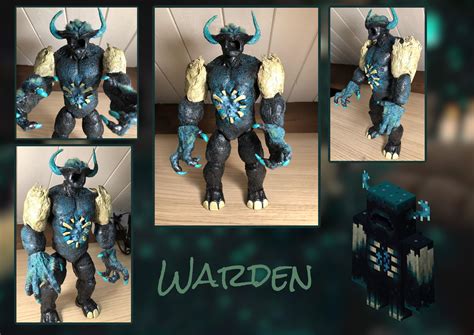 Custom Realistic Warden Figure I Made Rminecraft