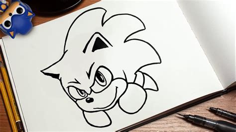 Como Desenhar O Sonic The Hedgehog Passo A Passo Tutorial Youtube