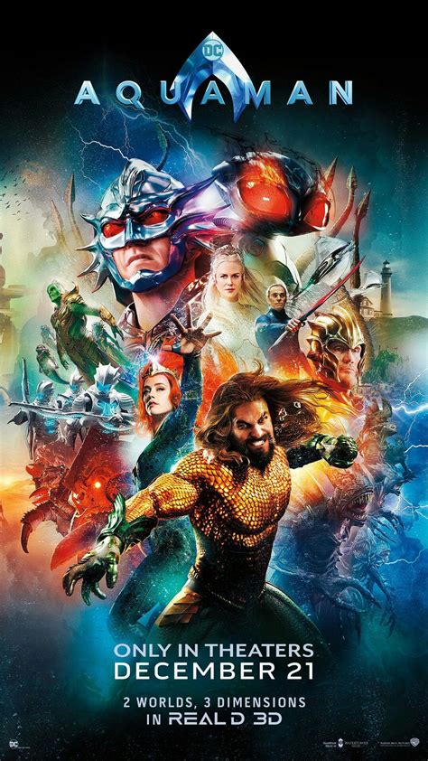 Aquaman new poster | Aquaman film, Aquaman 2018, Aquaman