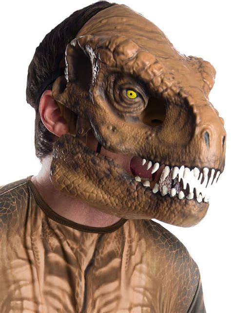 Our Discount Tyrannosaurus Rex Deluxe Mask For Adults Jurassic World