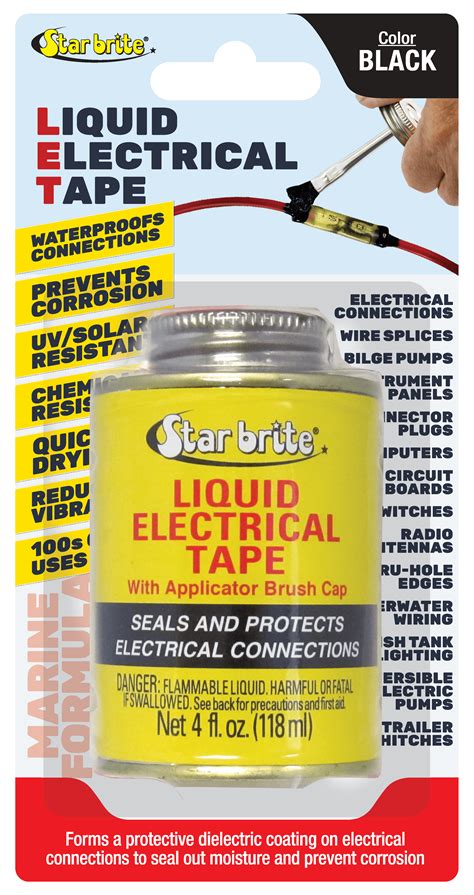 Star Brite Liquid Electrical Tape Blk 4oz