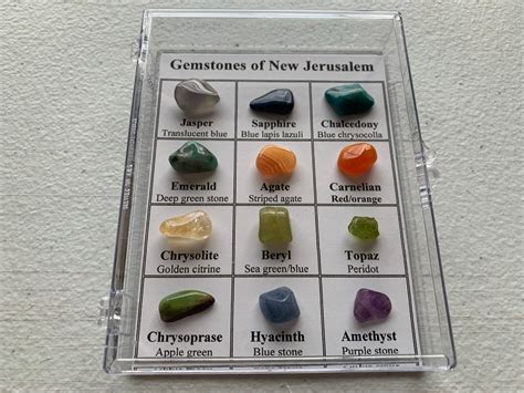 Gemstones Of New Jerusalem Real Stones Etsy Australia