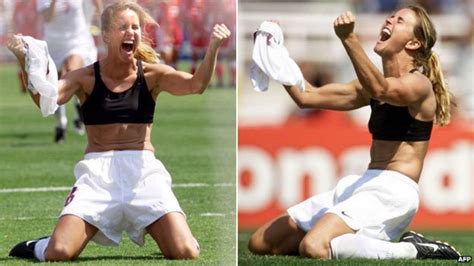 Why Women S World Cup Champion Brandi Chastain Bared Her Bra BBC News