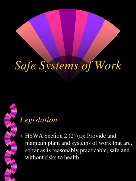 Ssow Occupational Safety And Health Risk