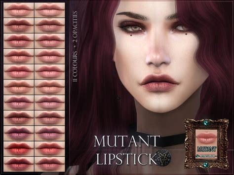 Emily Cc Finds Remussirion Mutant Lipstick Ts4 Download