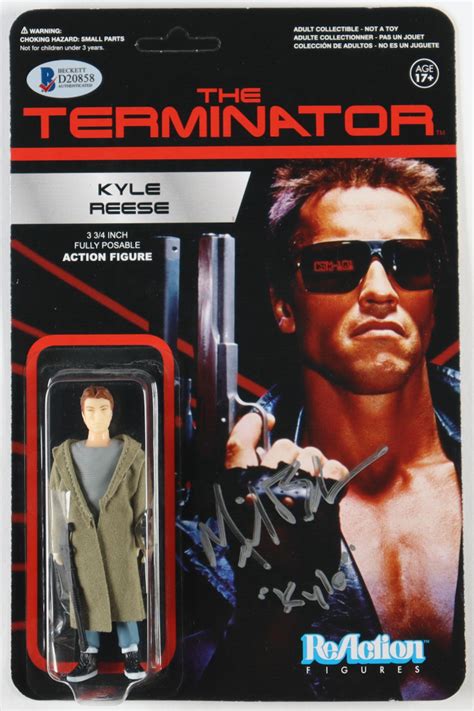 Michael Biehn Signed The Terminator Kyle Reese Action Figure