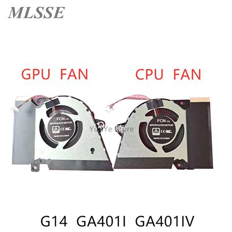 Buy New For Asus Rog Zephyrus G14 Ga401i Ga401iv Laptop Cooling Fan Cpu