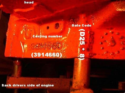Chevy Cylinder Head Identification Sbc Casting Numbers And Symbols